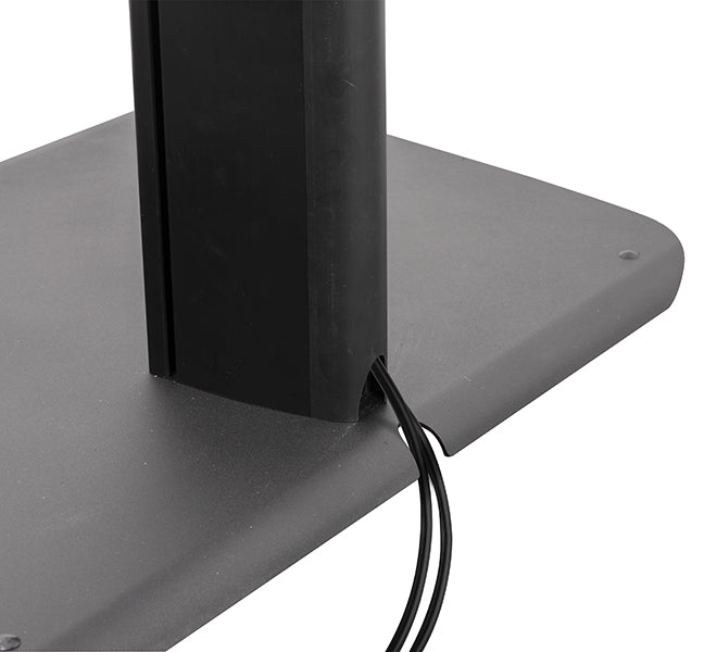 B-Tech SYSTEM X – Displayständer, für 2 Displays, für 32–65″, VESA 430×400–600×400, bis 35 kg, schwarz