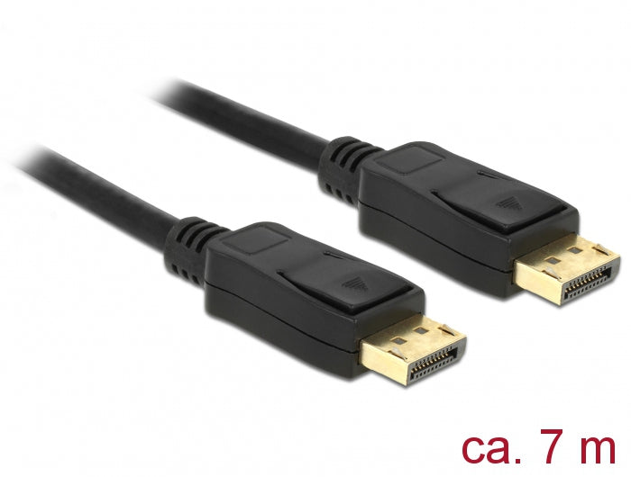 DeLOCK DisplayPort Kabel DP 1.2 4K 60 Hz – 7 m