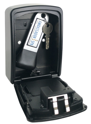 Rieffel Schlüsselkasten KSB-25 E B, 2 Haken, Elektronikschloss (Bluetooth/App)