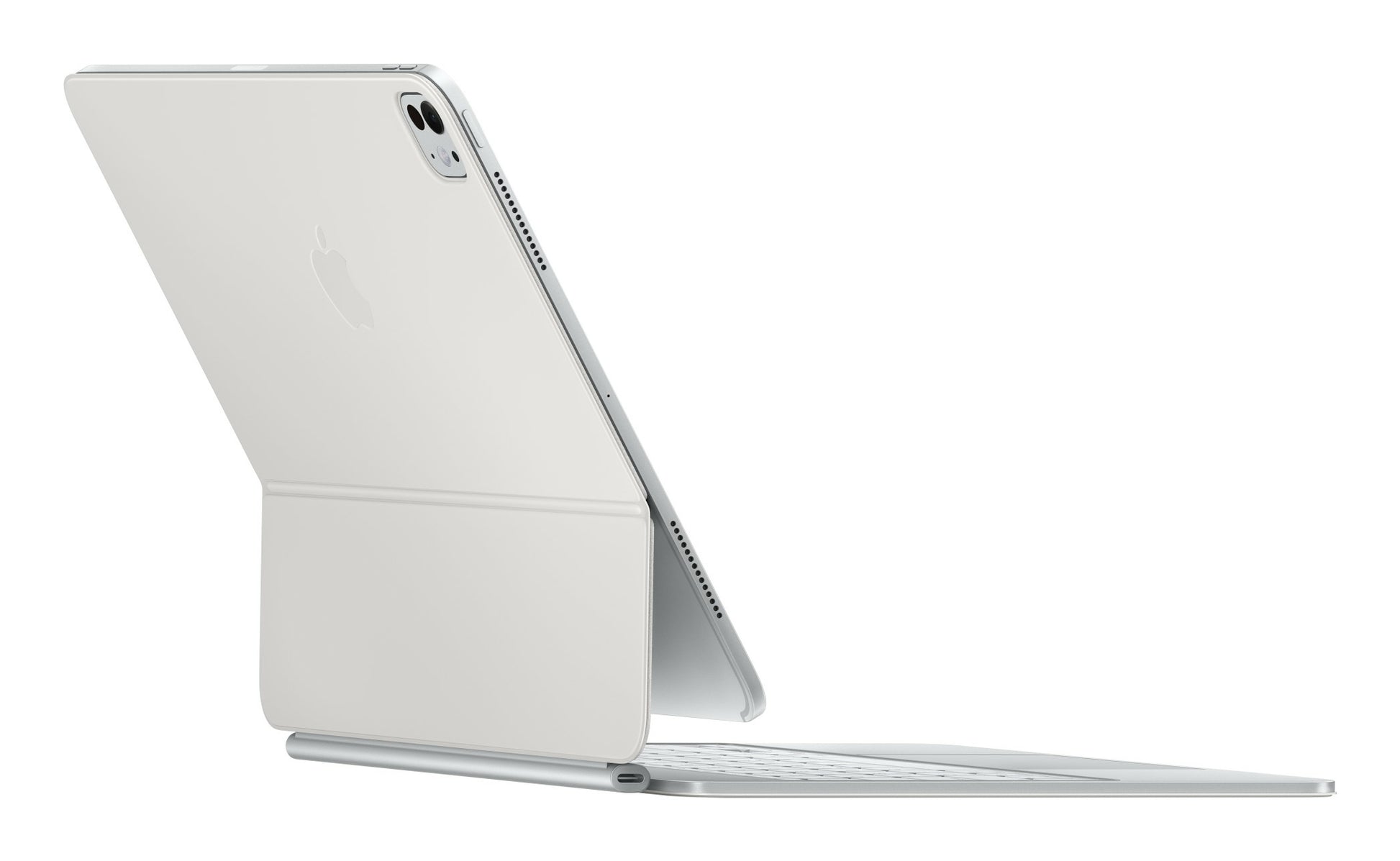 Apple Magic Keyboard Tastatur-Case für iPad Pro 13" (M4) – Schwedisch, mit Trackpad, Beleuchtung – Weiss
