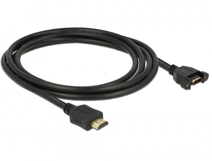 DeLOCK HDMI Verlängerungskabel 4K 30 Hz – 2 m – Ethernet