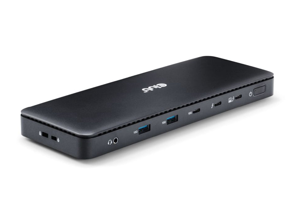 CLUB3D Club 3D USB-C Dockingstation, 2× HDMI, DP, LAN, 5× USB-A, 2× Thunderbolt 4, 3,5 mm – für USB-C Geräte