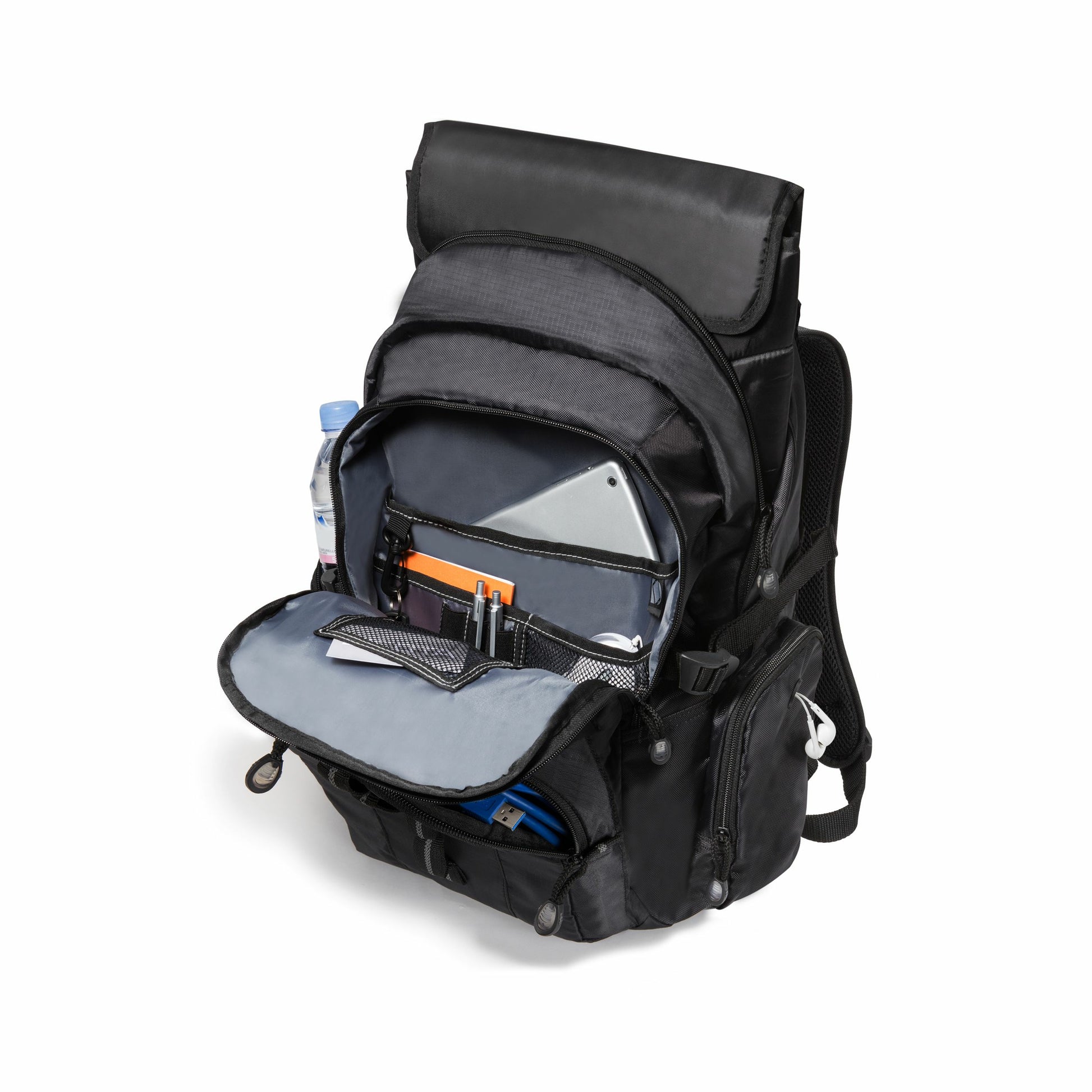DICOTA Notebook-Rucksack Universal D31008 – Polyester – Schwarz, 320 × 470 × 170 mm