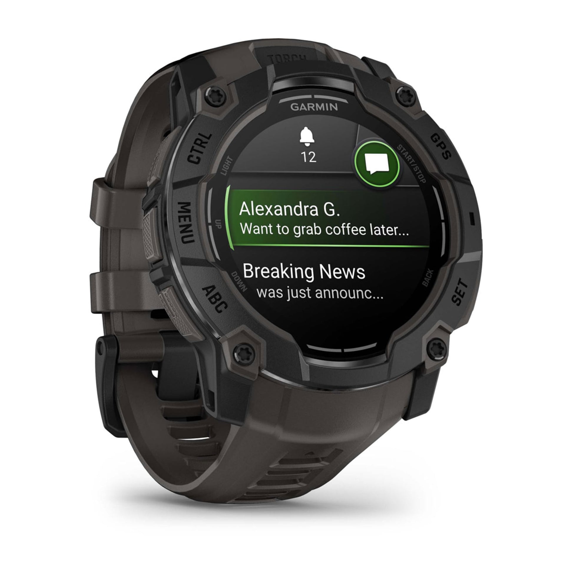 Garmin Instinct 3 50 mm – Wasserdicht 10 ATM, AMOLED-Display