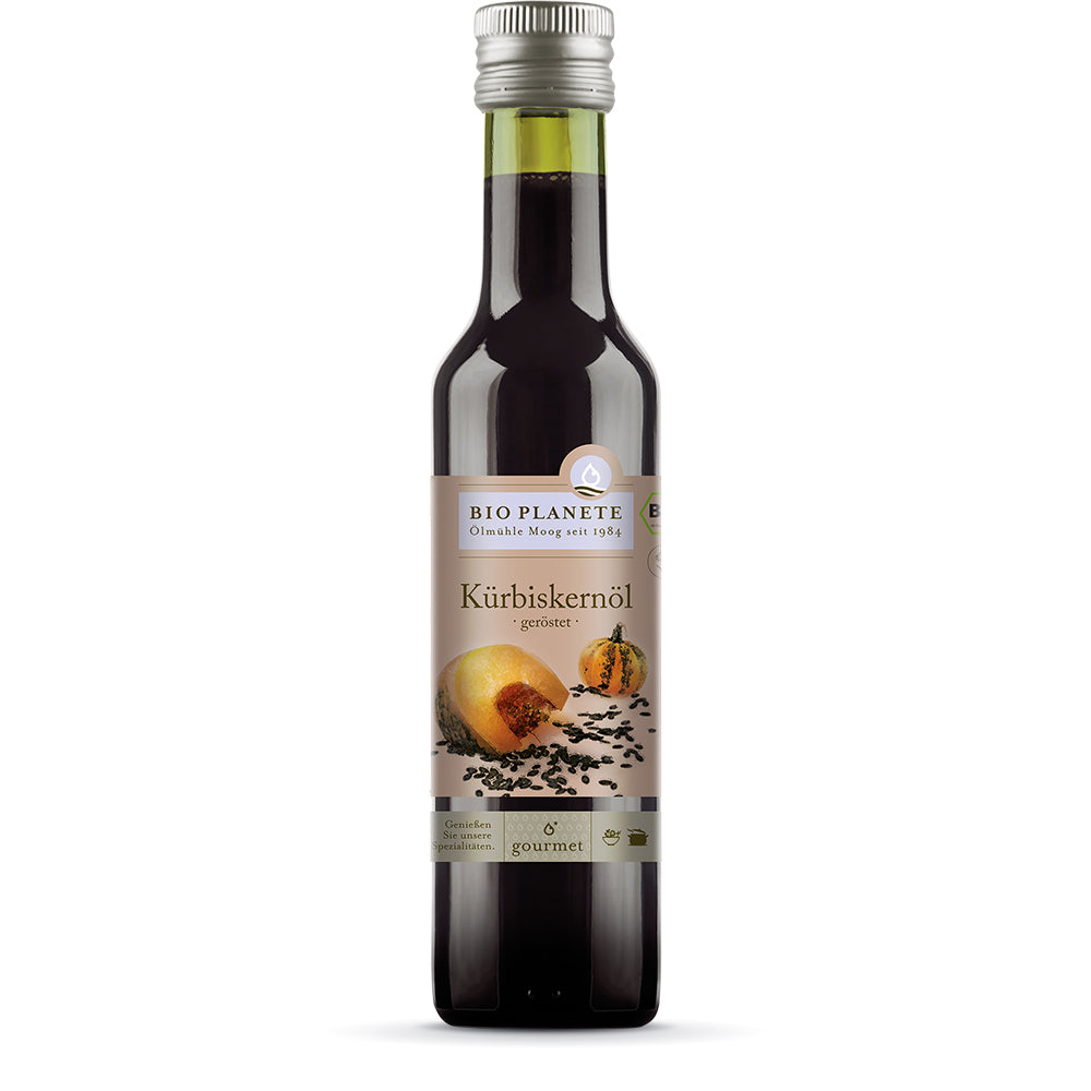 BIO PLANÈTE Geröstetes Kürbiskernöl, Bio – 250 ml