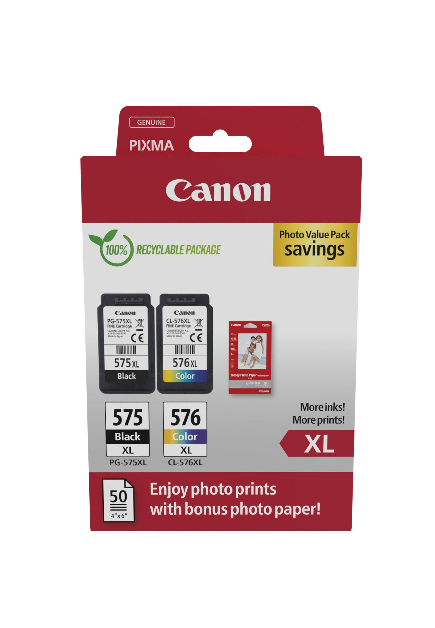 Canon Pixma TR4750i – Value Pack, XL