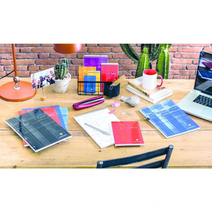 Clairefontaine Spiralbuch – A4 – blanko – 80 Blatt – Spiralbindung, Kartonrücken, PEFC