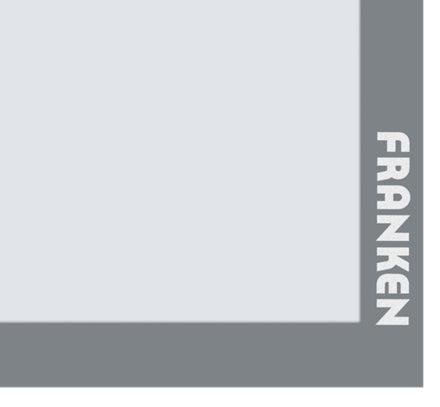Franken Plakatrahmen PRO – für A3 – silber – 470×650×10 mm – 2 Stk.