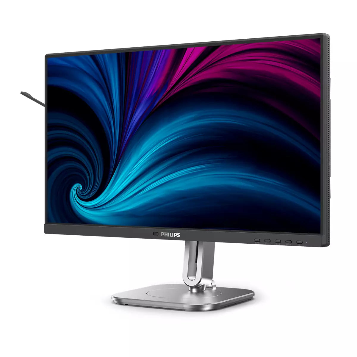 Philips 24B2U4301/00 – Monitor, 23,8", 300 cd/m², höhenverstellbar, USB-Hub, Lautsprecher, Daisy Chain, Grau
