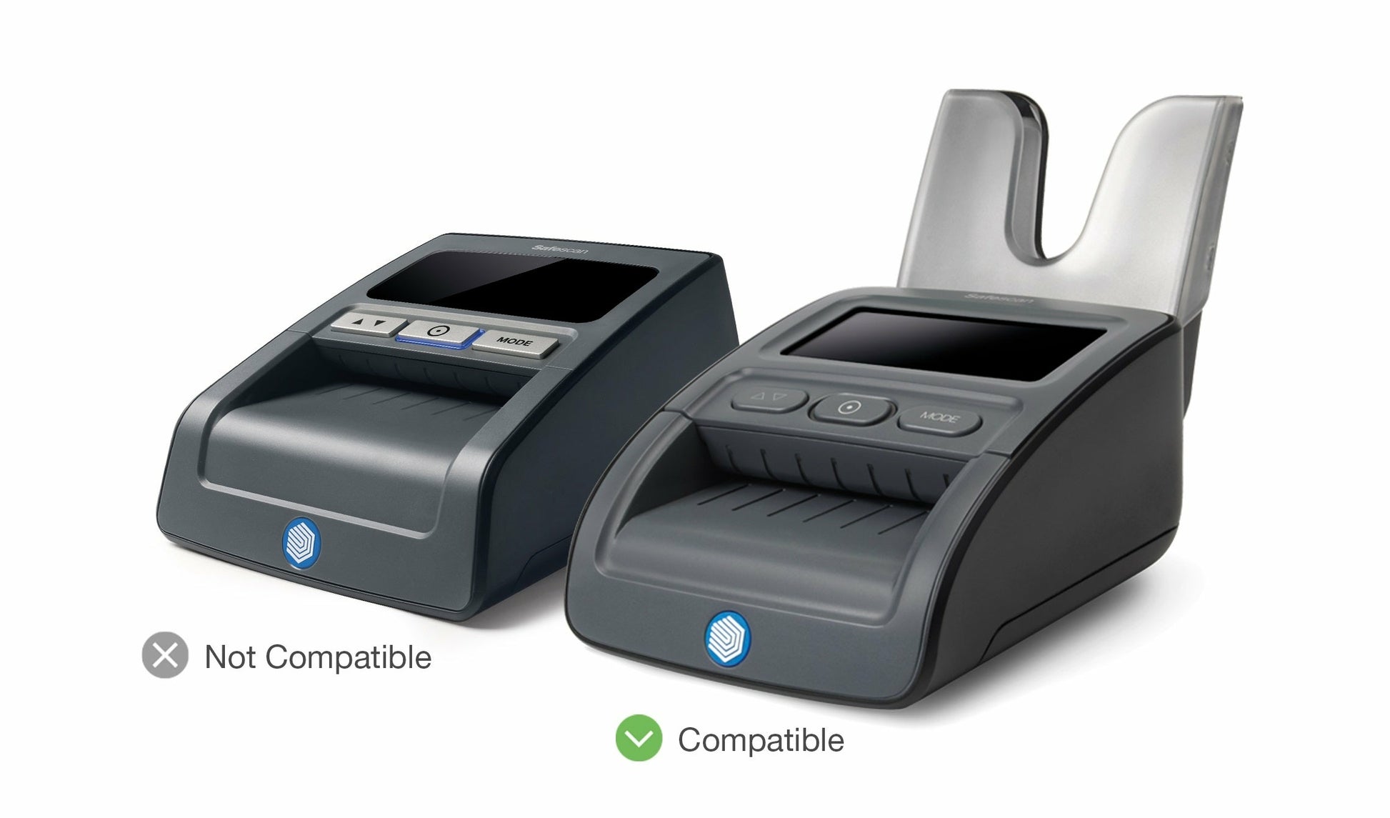 Safescan RS-100 – Geldschein-Stapler, 10 Blätter, für Safescan 155-S, 96 × 105 × 24 mm, Schwarz