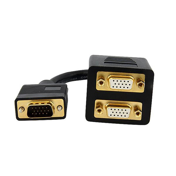 StarTech.com Adapter VGA zu 2× VGA – 2048 × 1536, 0,3 m – Schwarz