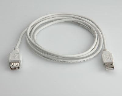 VALUE USB-A Verlängerungskabel (Stecker auf Buchse) – USB 2.0 (480 Mbit/s) – 1,8 m – geschirmt – Weiss