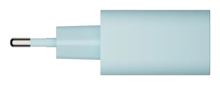 dbramante1928 CH18EUBL7205 USB-Ladegerät 28 W – USB-C×1, USB-A×1 – Schnellladung – EU-Stecker (Typ C) – Blau