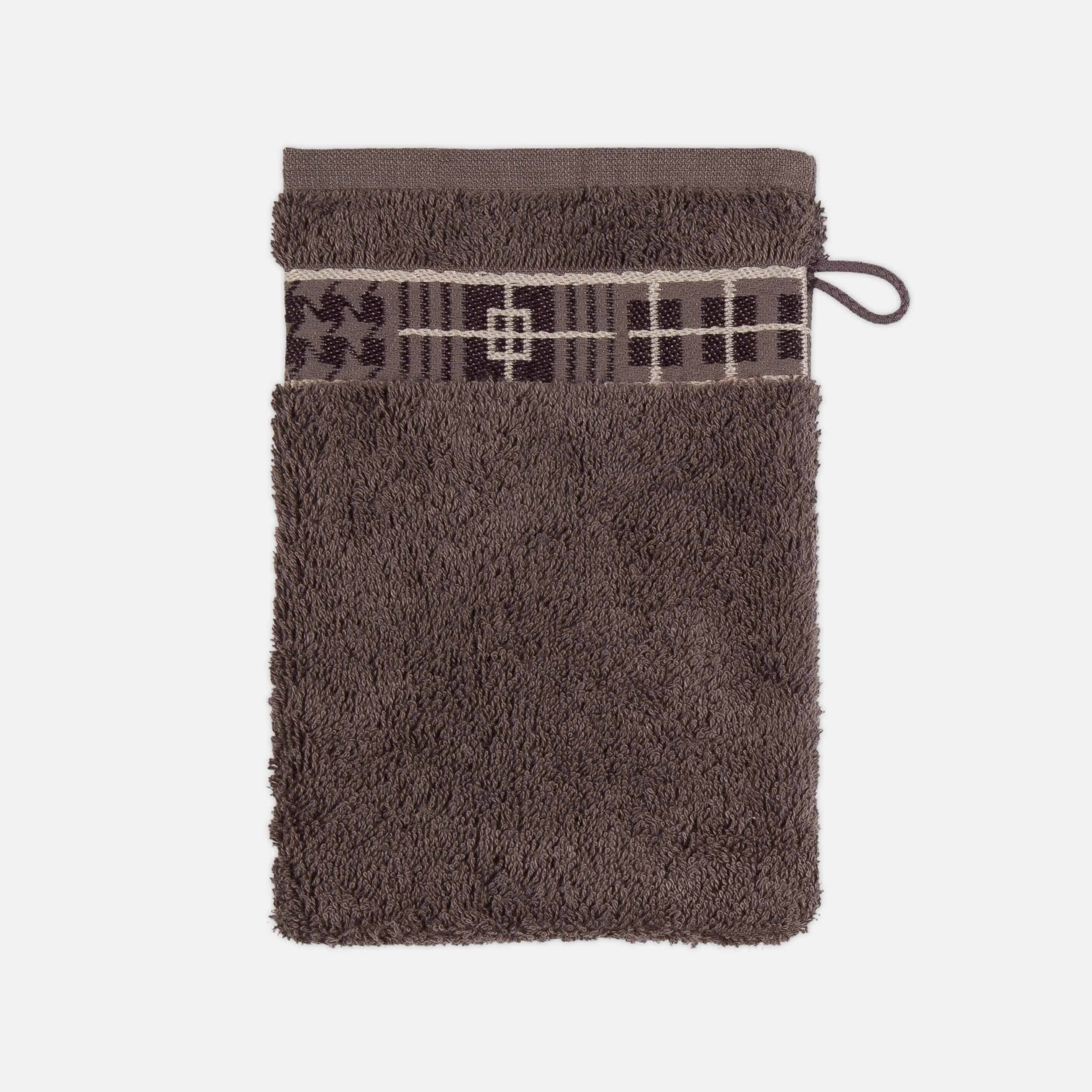 Frottana Waschlappen Fjord – 15×20 cm, Baumwolle, 500 g/m², Aschbraun