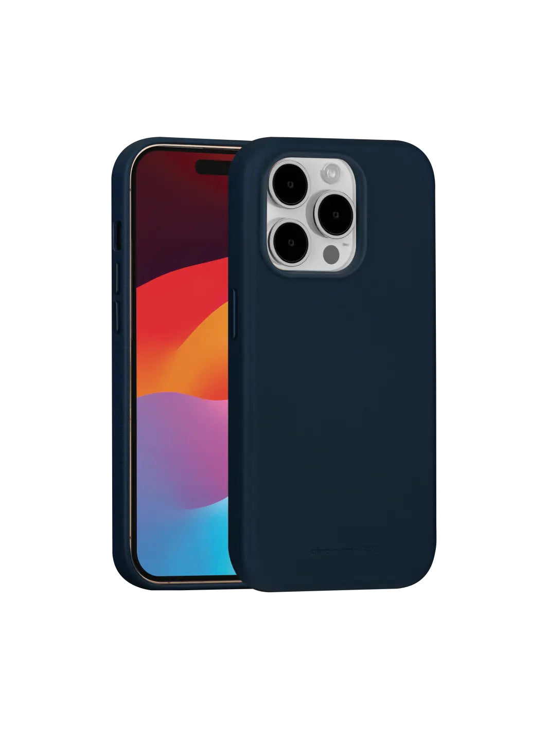 dbramante1928 Roskilde Backcover – für Apple iPhone 15 Pro – MagSafe, Leder, Blau, bis 1,2 m Sturzsicher