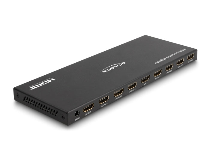 DeLOCK HDMI-Splitter, 1×8, 4K @ 60 Hz, Downscaler
