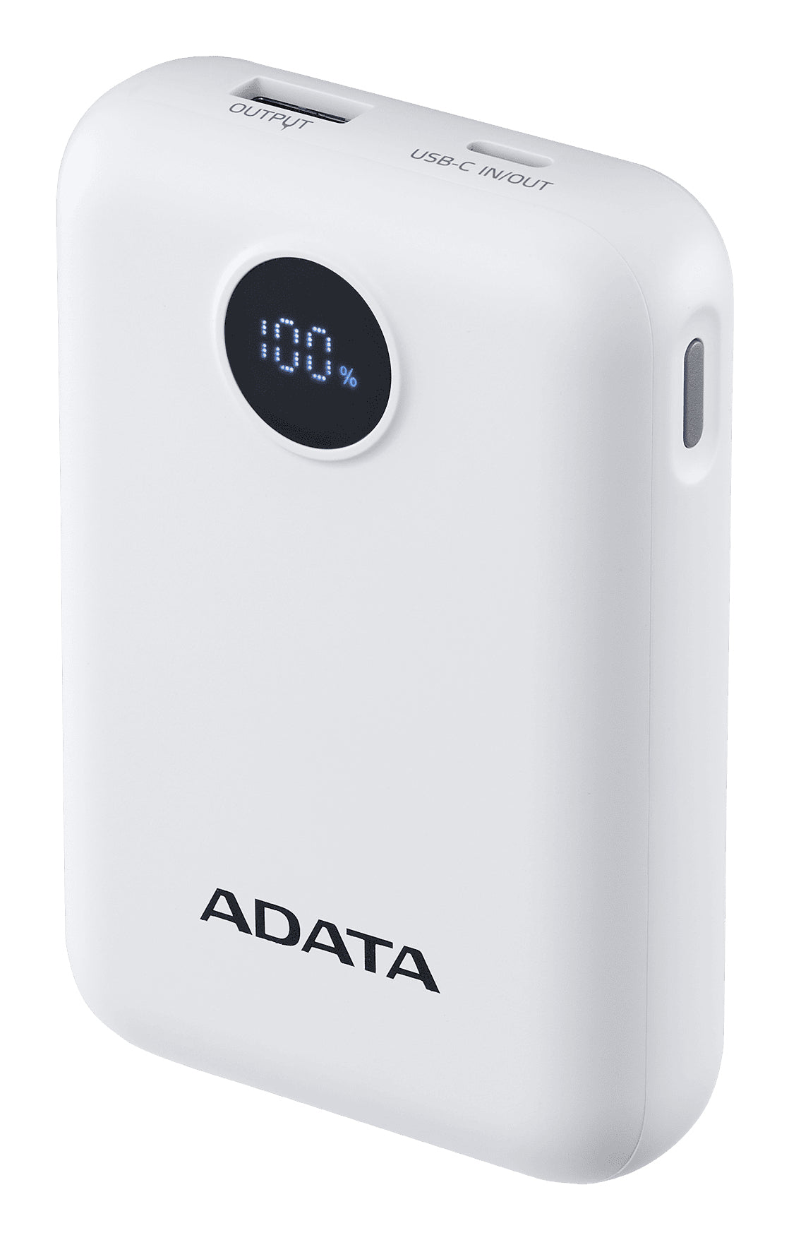 ADATA Powerbank – 10'000 mAh, Weiss