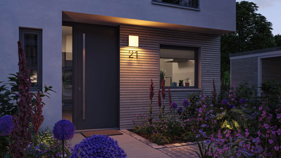Paulmann Aussenwandleuchte – 700 lm, 8,5 W – Warmweiss, 2200–3000 K – IP44 – Netzbetrieb – für Zigbee
