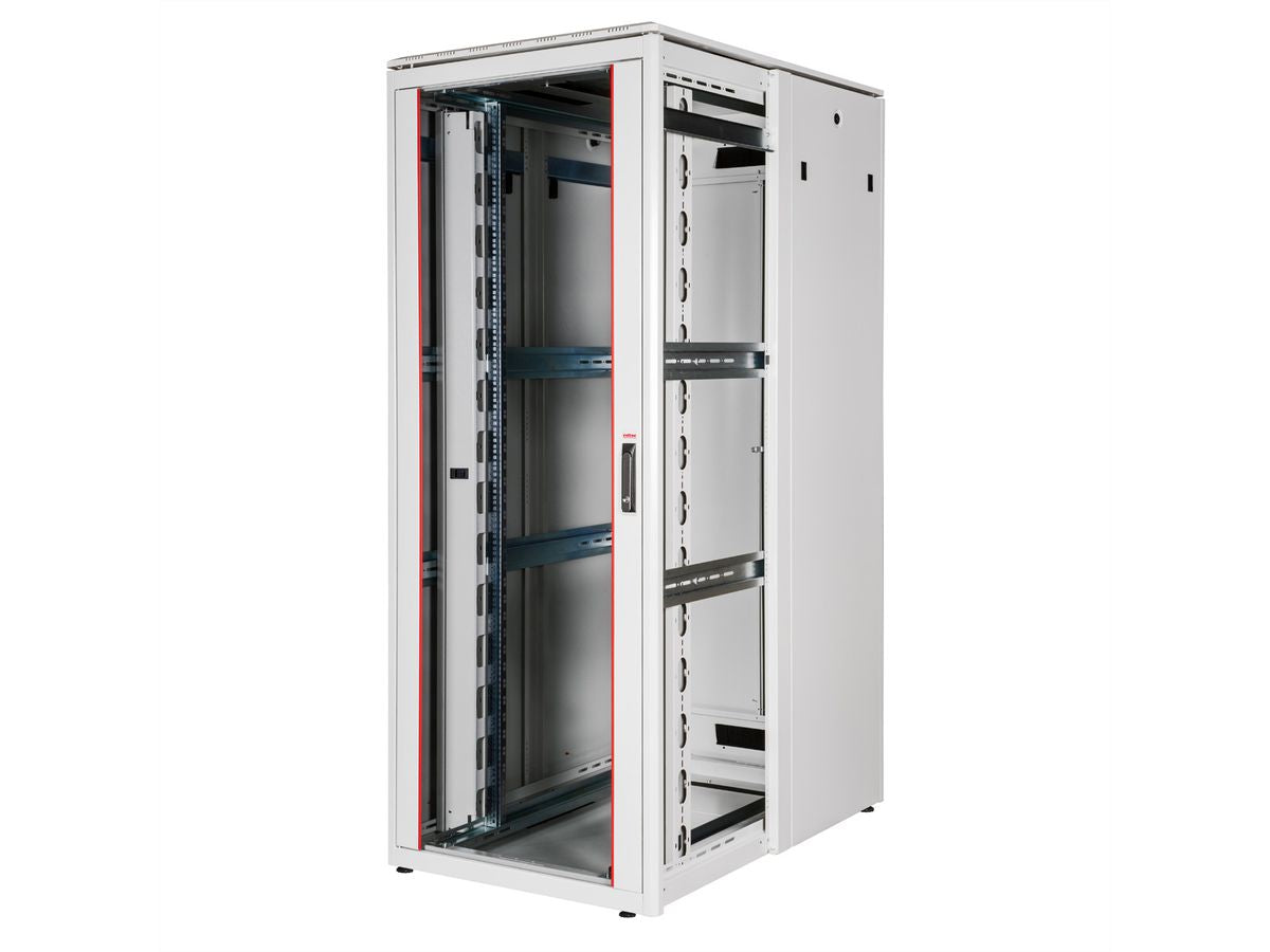 ROLINE Pro – 19" Netzwerkschrank 42U, IP20, abschliessbar, 800 × 1200 × 2053 mm, lichtgrau, Stahl