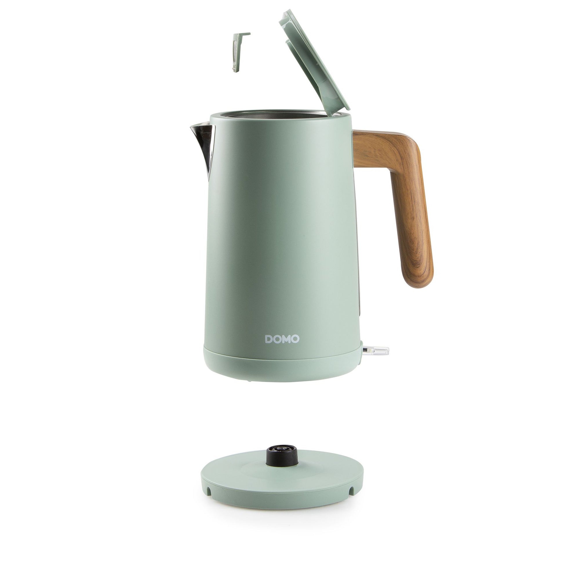 Domo Wasserkocher – 1,7 l, Kunststoff, Salbei, DO9282WK