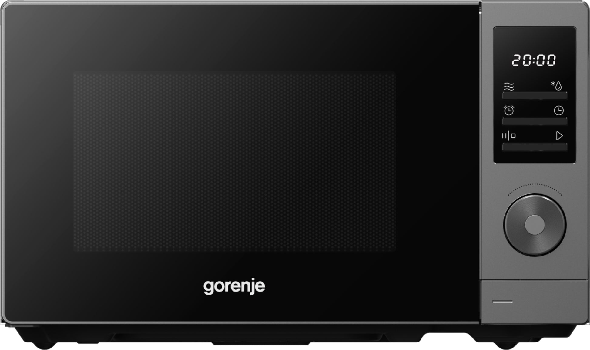 Gorenje Solo-Mikrowelle MO20A3T4 – 20 l, 700 W – schwarz/grau