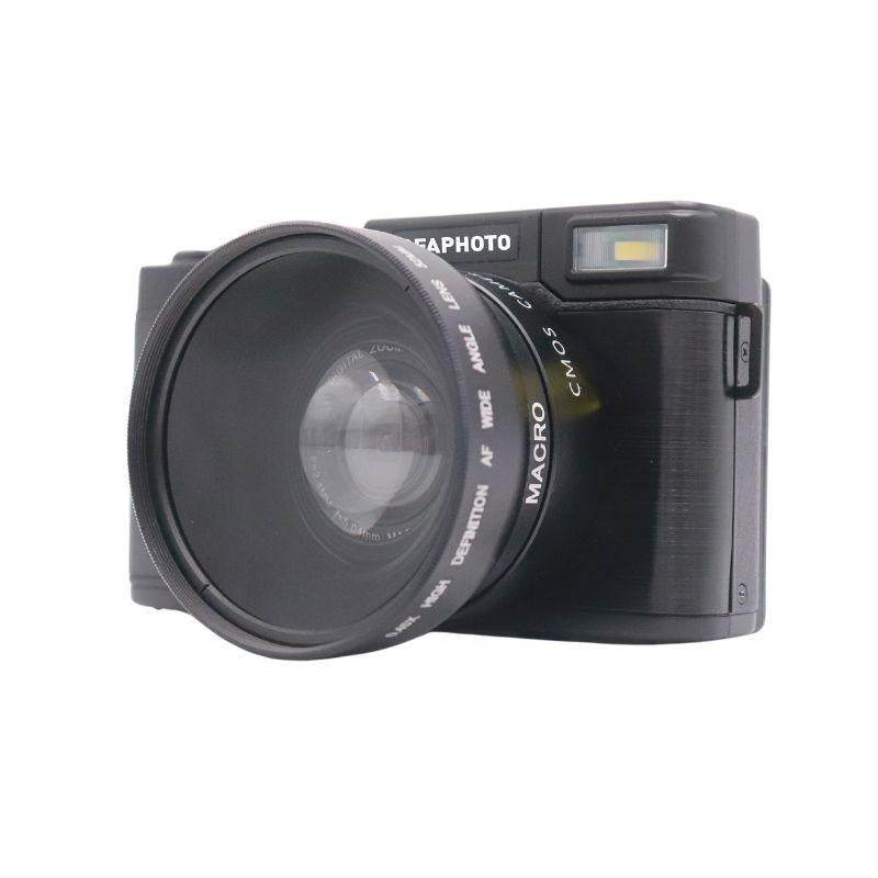 AgfaPhoto Realishot VLG-4K – Vlogging-Kamera, 4K, Klapp-Display, 3,0" Display, Schwarz