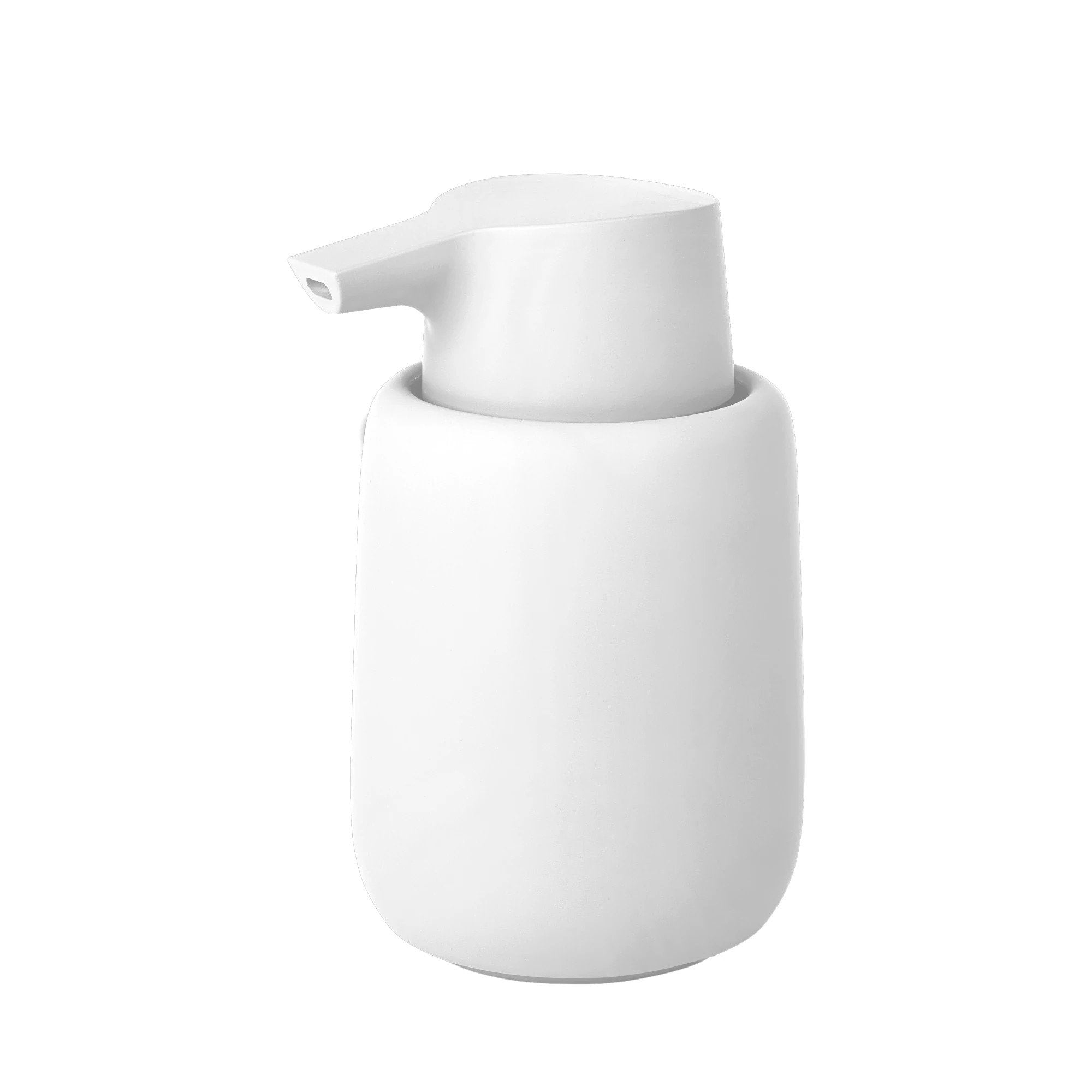 Blomus Sono Seifenspender – Tisch, Keramik, Weiss, 250 ml