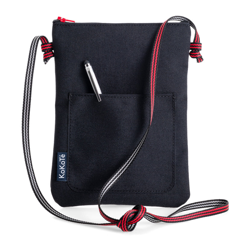 KoKoTé  Surplus L – Umhängetasche, Nylon, Schwarz