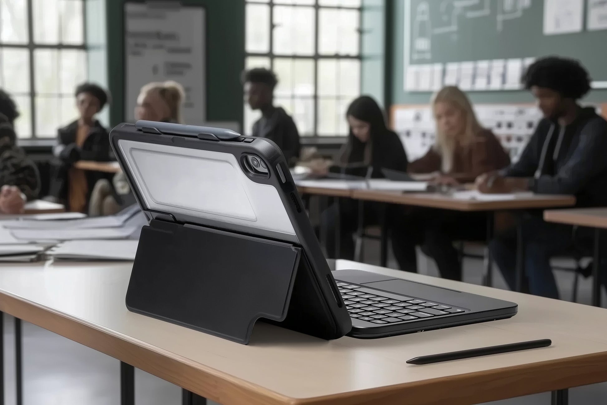 ZAGG TOUGH KEYS – Tastatur, CH-Layout (DE-CH), Schwarz – für iPad 10,9" (10. Generation)
