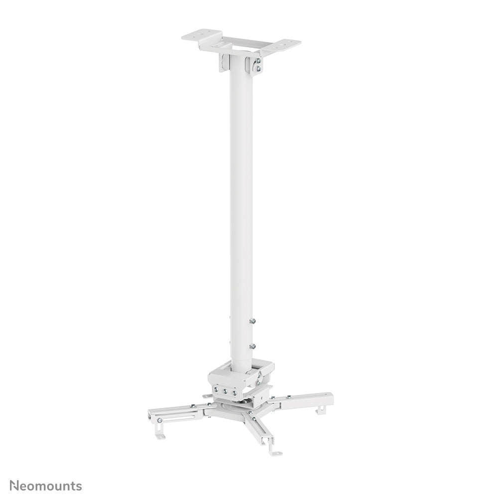 Neomounts CL25-550WH1 – Beamer-Deckenhalterung, H 74,5–114,5 cm, 35 kg, schwenk-/neigbar, 360°, weiss