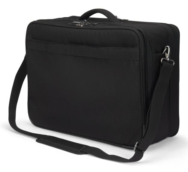 DICOTA Notebook-Tasche bis 17,3" – Trolley-Band, Schultergurt – Schwarz