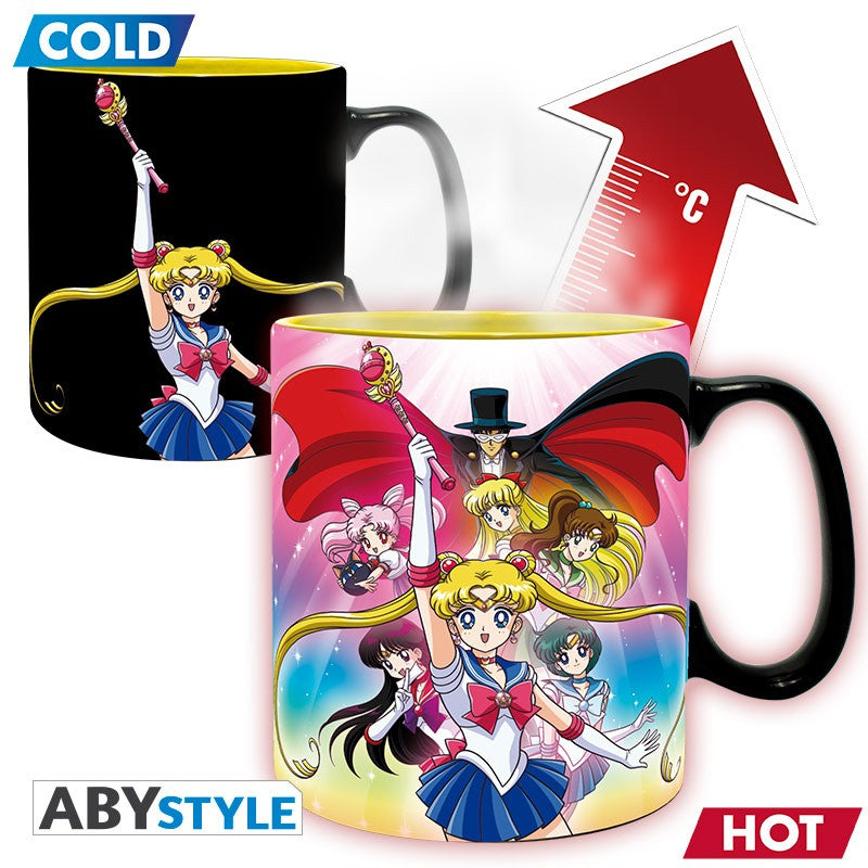 ABYstyle Kaffeetasse – 460 ml, Keramik, Mehrfarbig, Thermoeffekt
