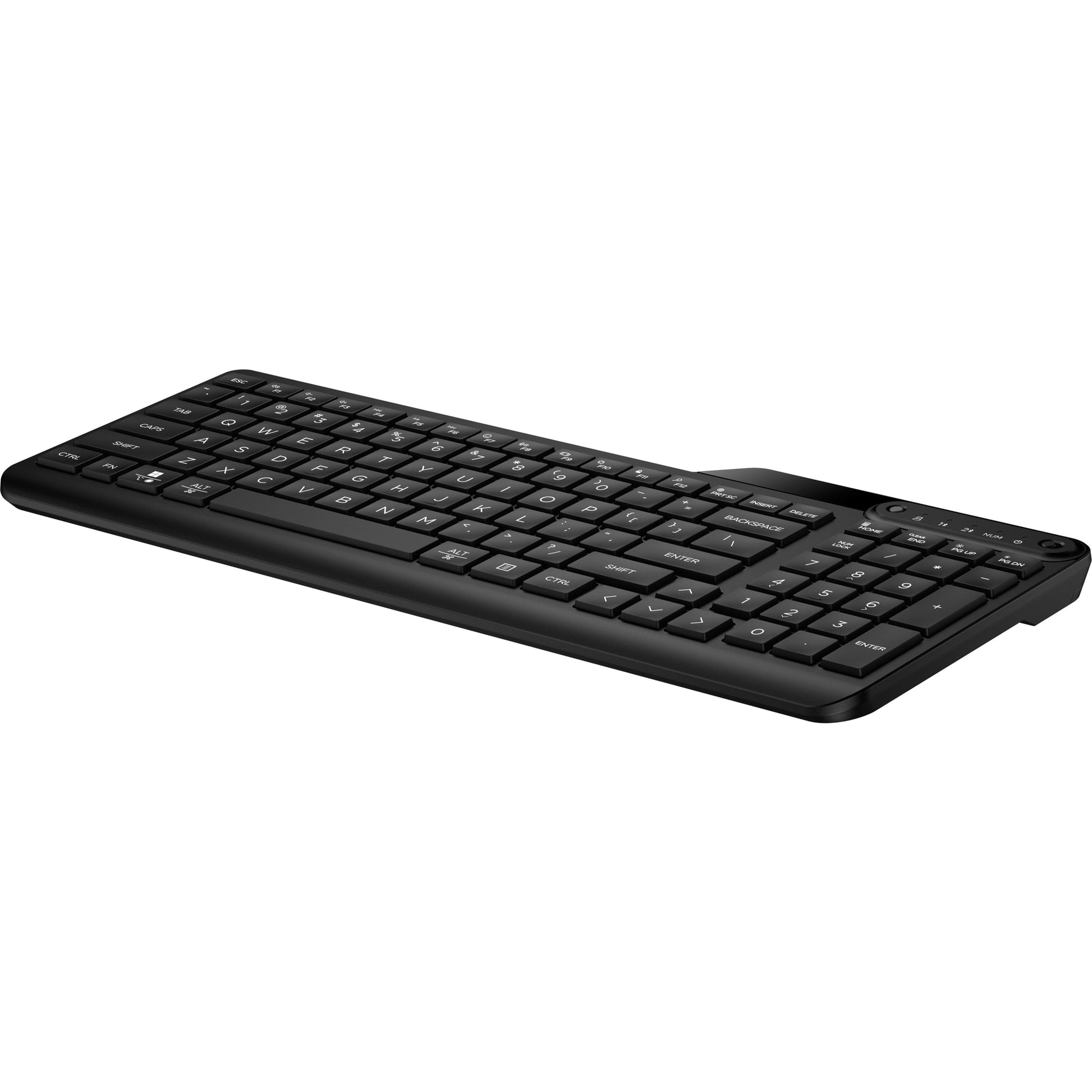 HP 475 Dual-Mode Wireless Tastatur – 100% – Membran – Bluetooth & 2,4 GHz – Schwarz