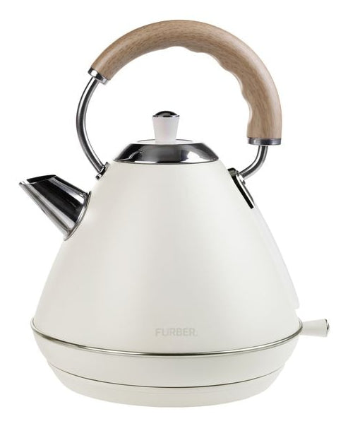 Furber. Furber Wasserkocher – 1,7 l, Edelstahl, Beige