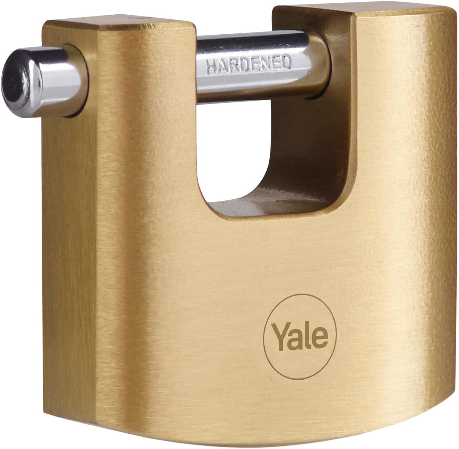 Yale Y114B 50/11 Mechanisches Vorhängeschloss – Messingkorpus, Bügel 12×20 mm, Ø8 mm, Sicherheitslevel 2
