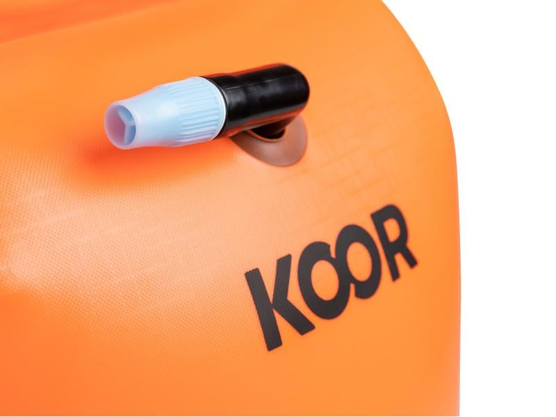 KOOR Schwimmboje – wasserfest – 20 l – orange – PVC