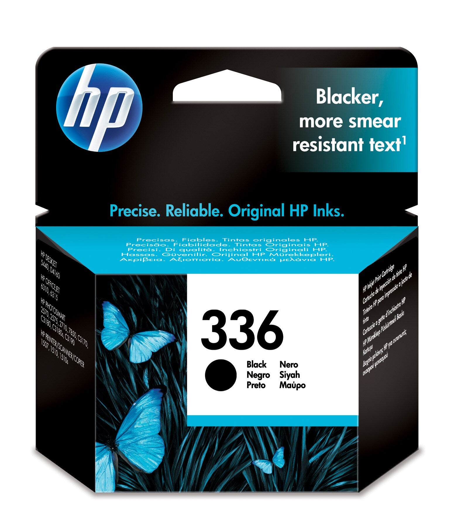 HP Tintenpatrone 336, Schwarz, 220 Seiten