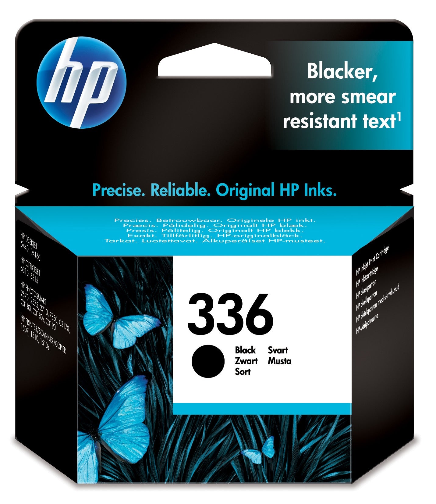 HP Tintenpatrone 336, Schwarz, 220 Seiten