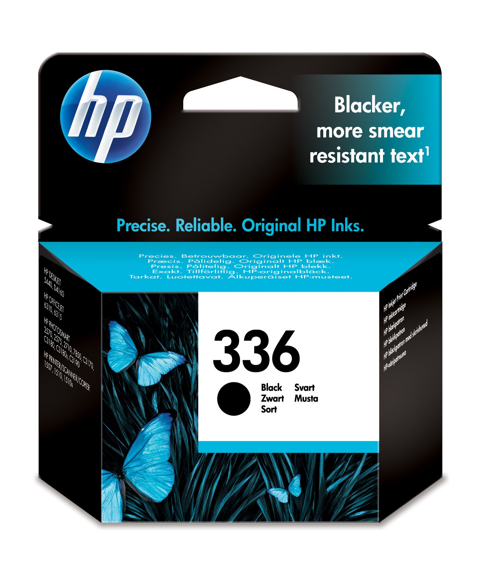 HP Tintenpatrone 336, Schwarz, 220 Seiten