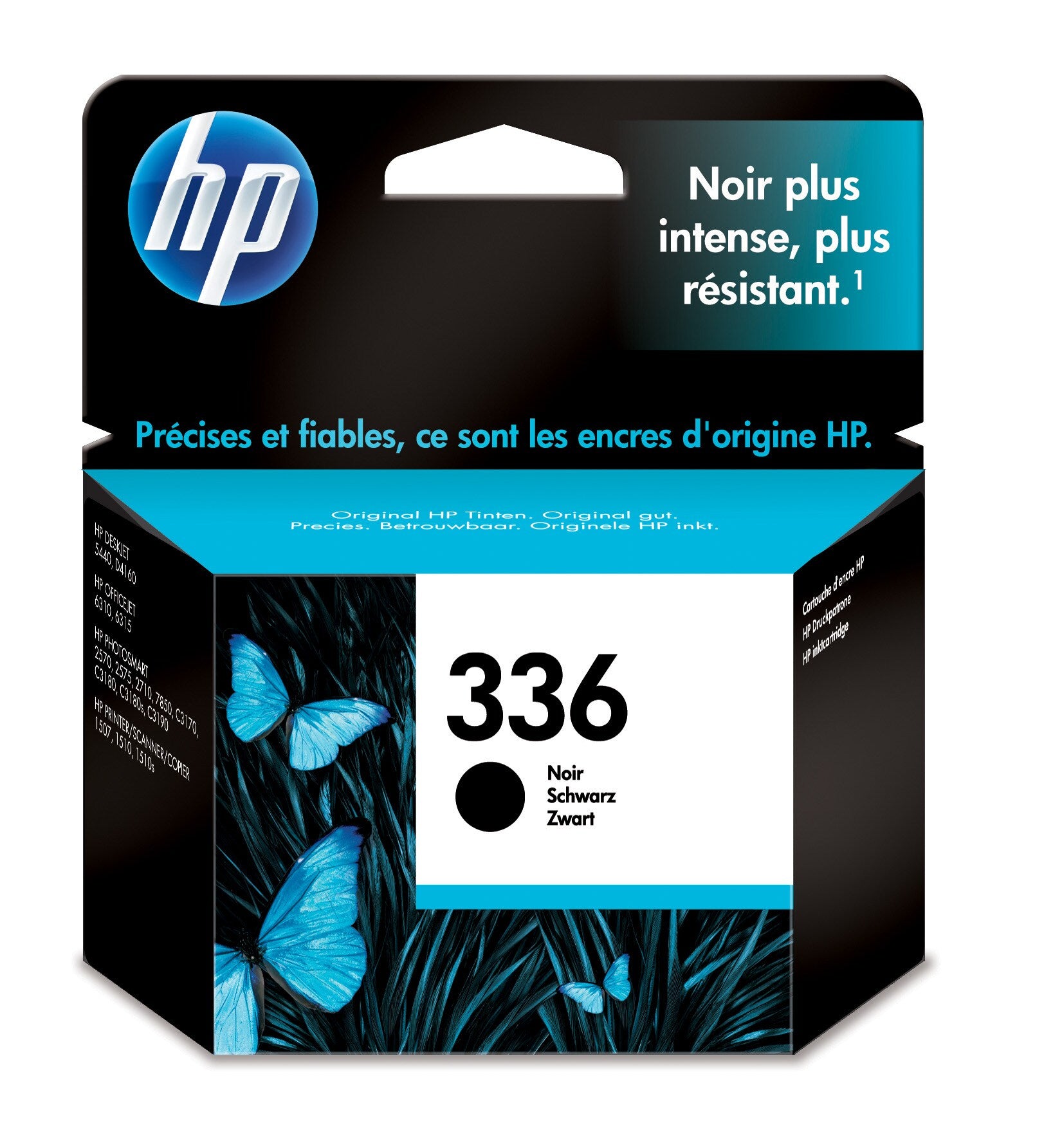 HP Tintenpatrone 336, Schwarz, 220 Seiten