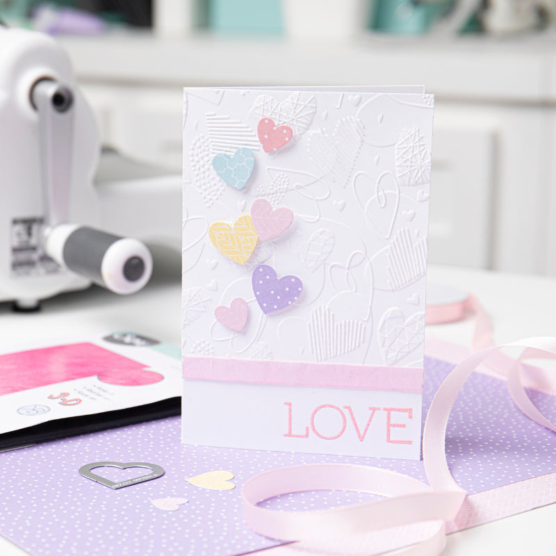 Sizzix Prägeschablone – Herzen – 15,9 × 10,8 cm