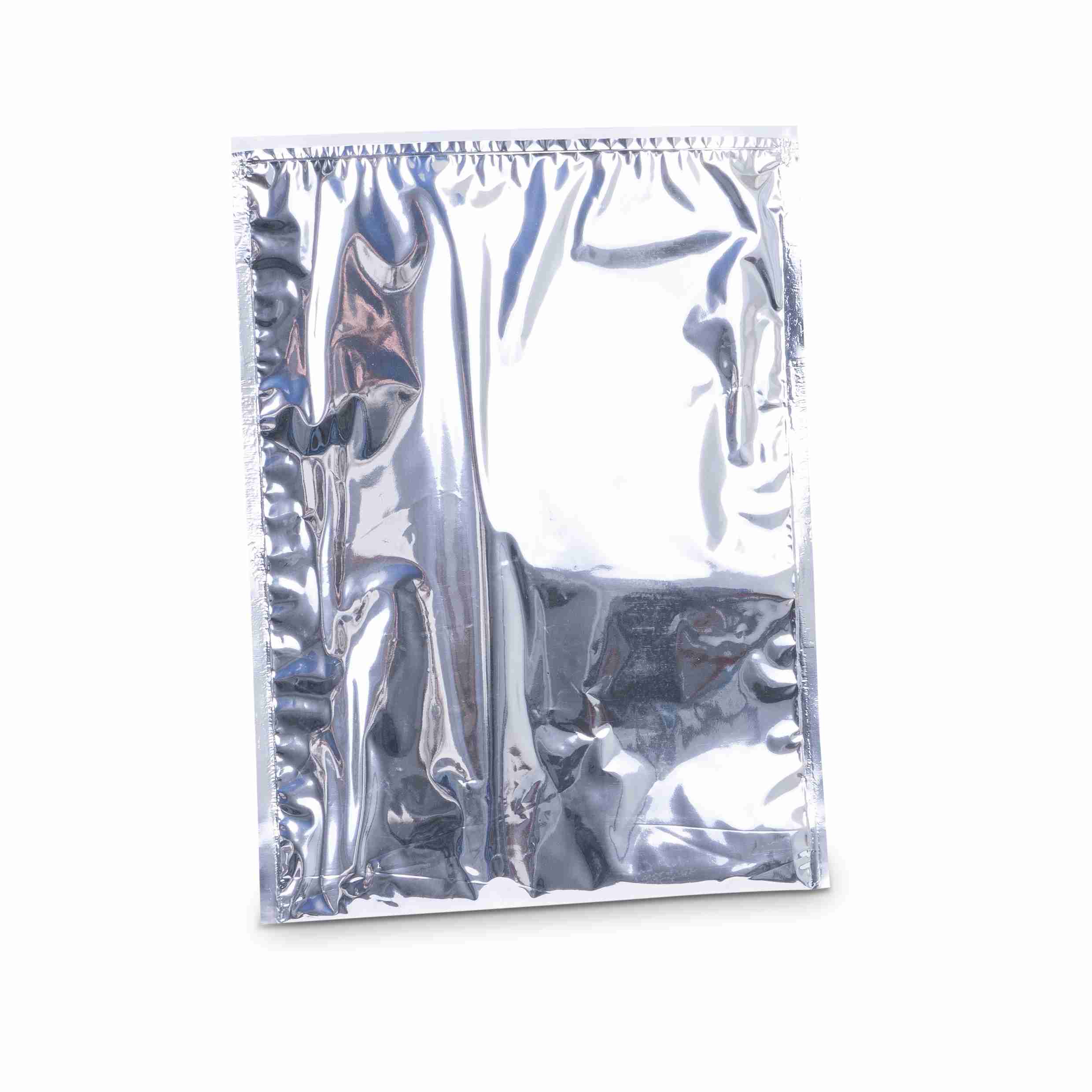 Stofftasche, Kunststoff, silber, 300×400 mm – 1 Stk., ab 10 Stk.