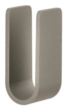 Zone Denmark Haken Ume – 3,4×3,5×8 cm, Aluminium, Wandmontiert, Taupe