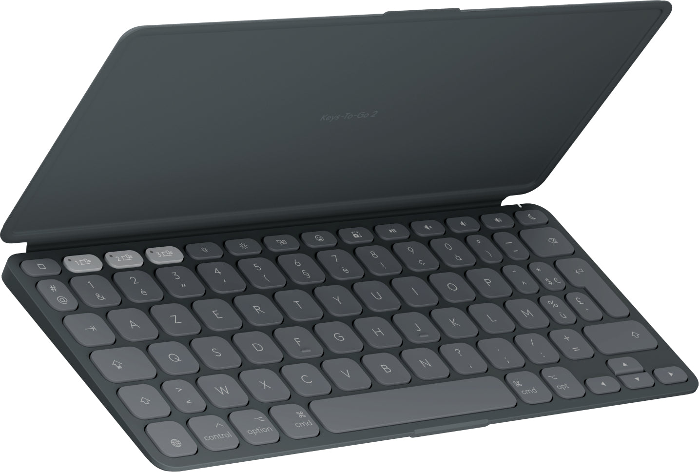 Logitech Keys-To-Go 2 – Tastatur, kabellos (Bluetooth), FR-Layout (FR), Graphit
