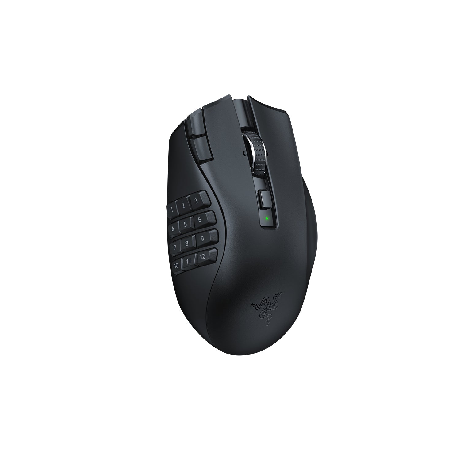 Razer Naga V2 HyperSpeed Gaming-Maus – kabellos, 21 Tasten, für Rechtshänder, integrierter Speicher, schwarz