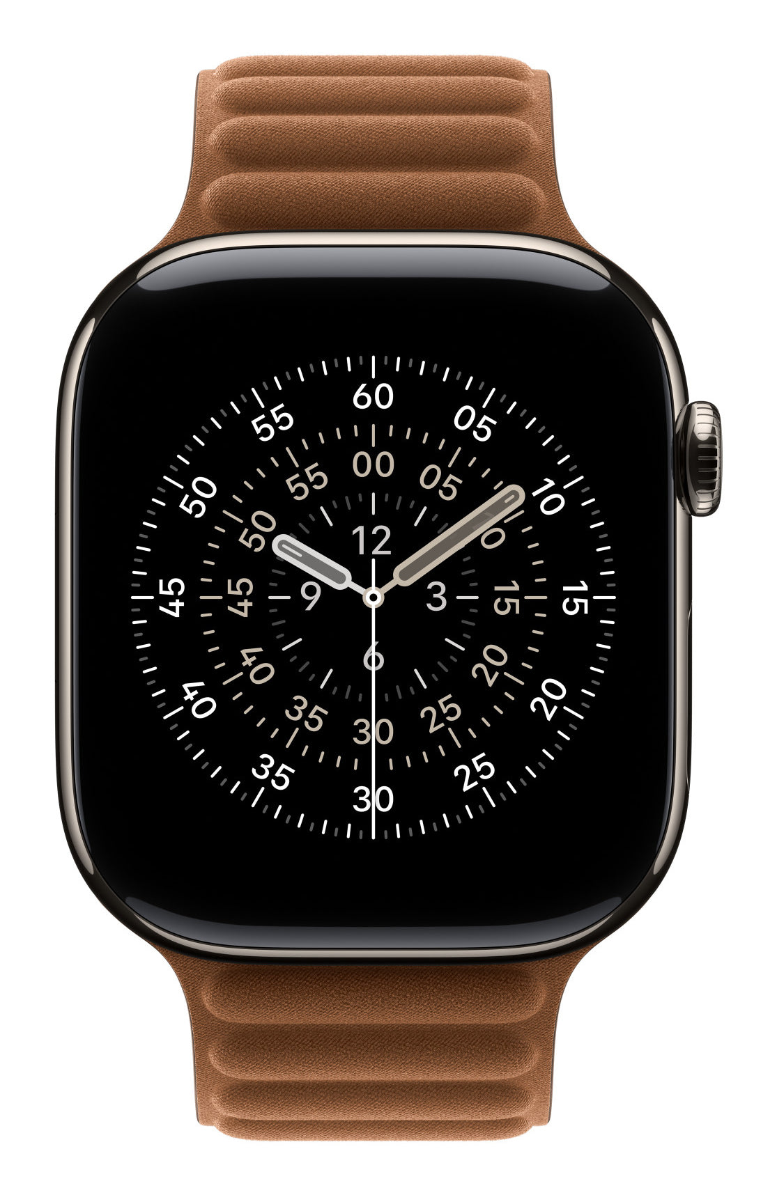 Apple Magnetic Link – Armband – für Apple Watch 46 mm, Karamell, Bandgrösse S/M, Polyester