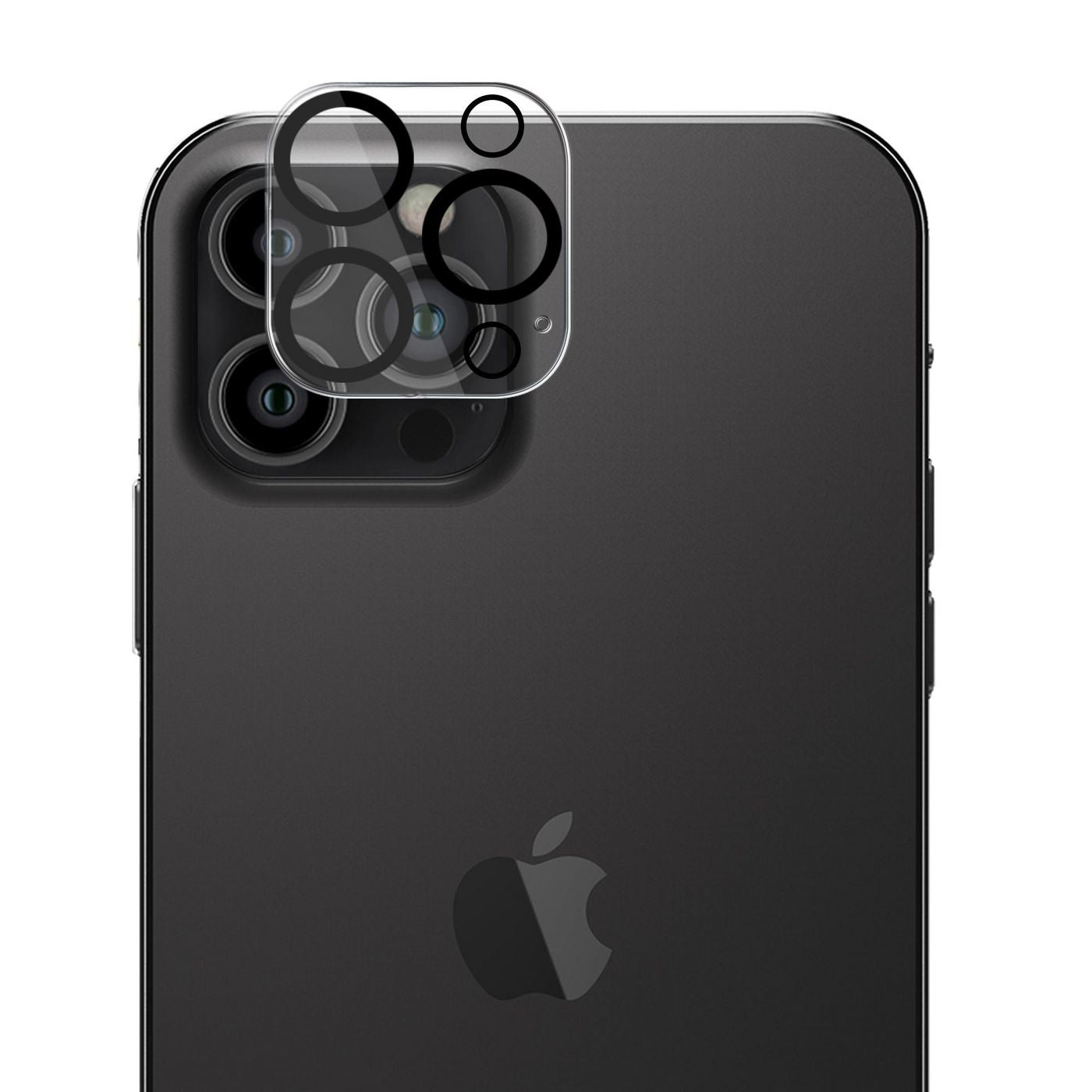 eSTUFF ES501014 – Linsenschutz – Gehärtetes Glas – für iPhone 14 Pro, iPhone 14 Pro Max – Transparent