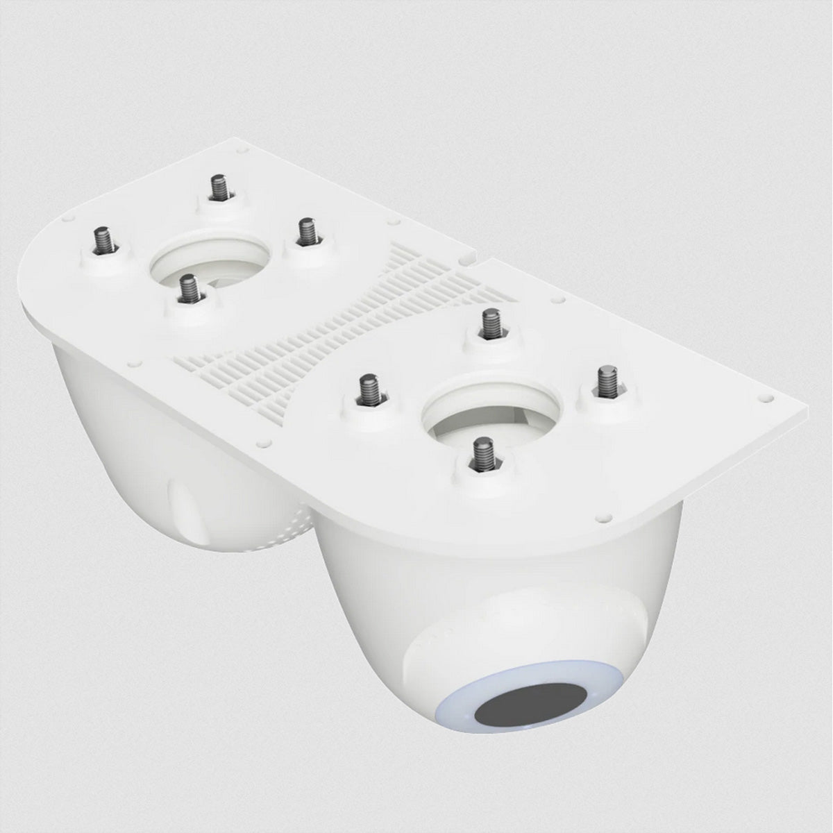 Mobotix Chameleon S74 Halterung – PETG, 260 × 241 × 127 mm – für MOBOTIX S74, M73-Stange – Weiss