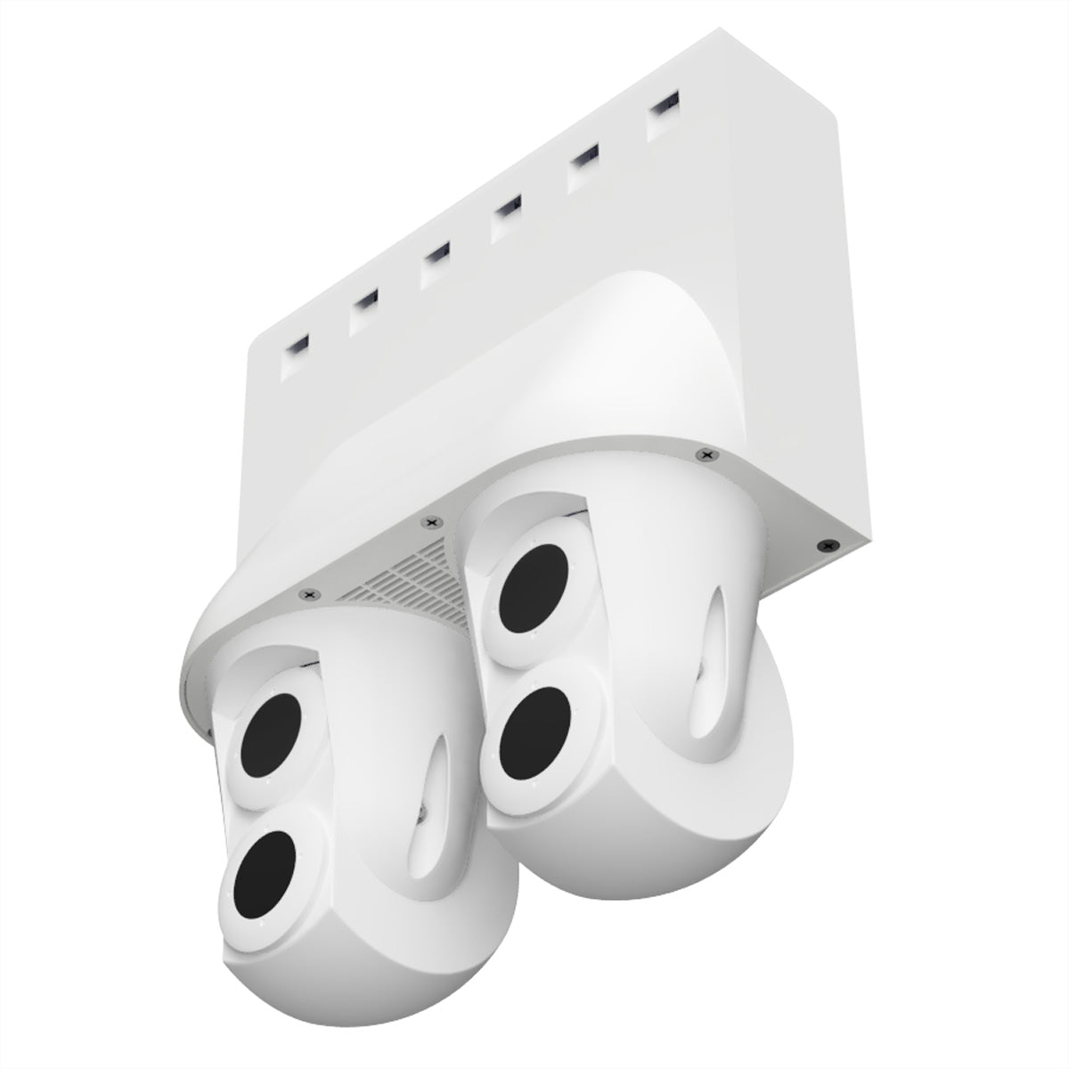 Mobotix Chameleon Doppeldecker-Halterung – 241,96 × 305,28 × 127,56 mm – für S74 – Weiss
