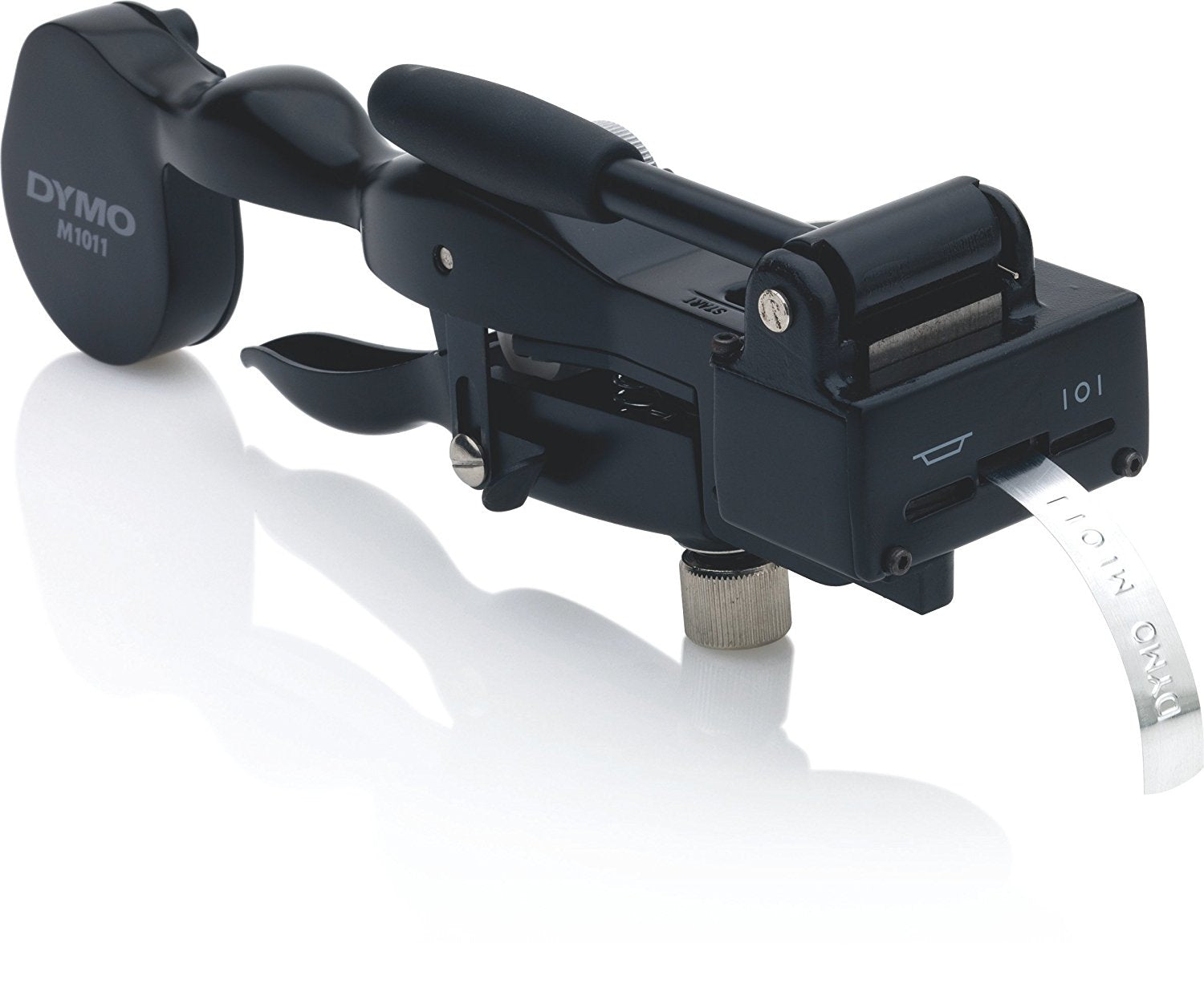 DYMO RHINO M1011 – Beschriftungsgerät für Metall- und Vinylbänder 12 mm, Thermodirekt